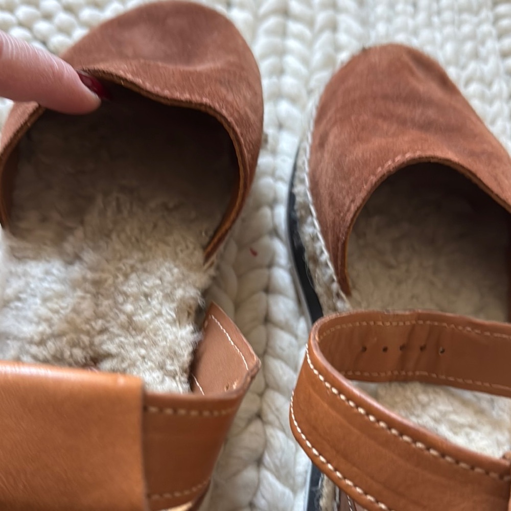 See By Chloe Brown Espadrille Shoes with Ankle Strap - Picture 4 of 5
